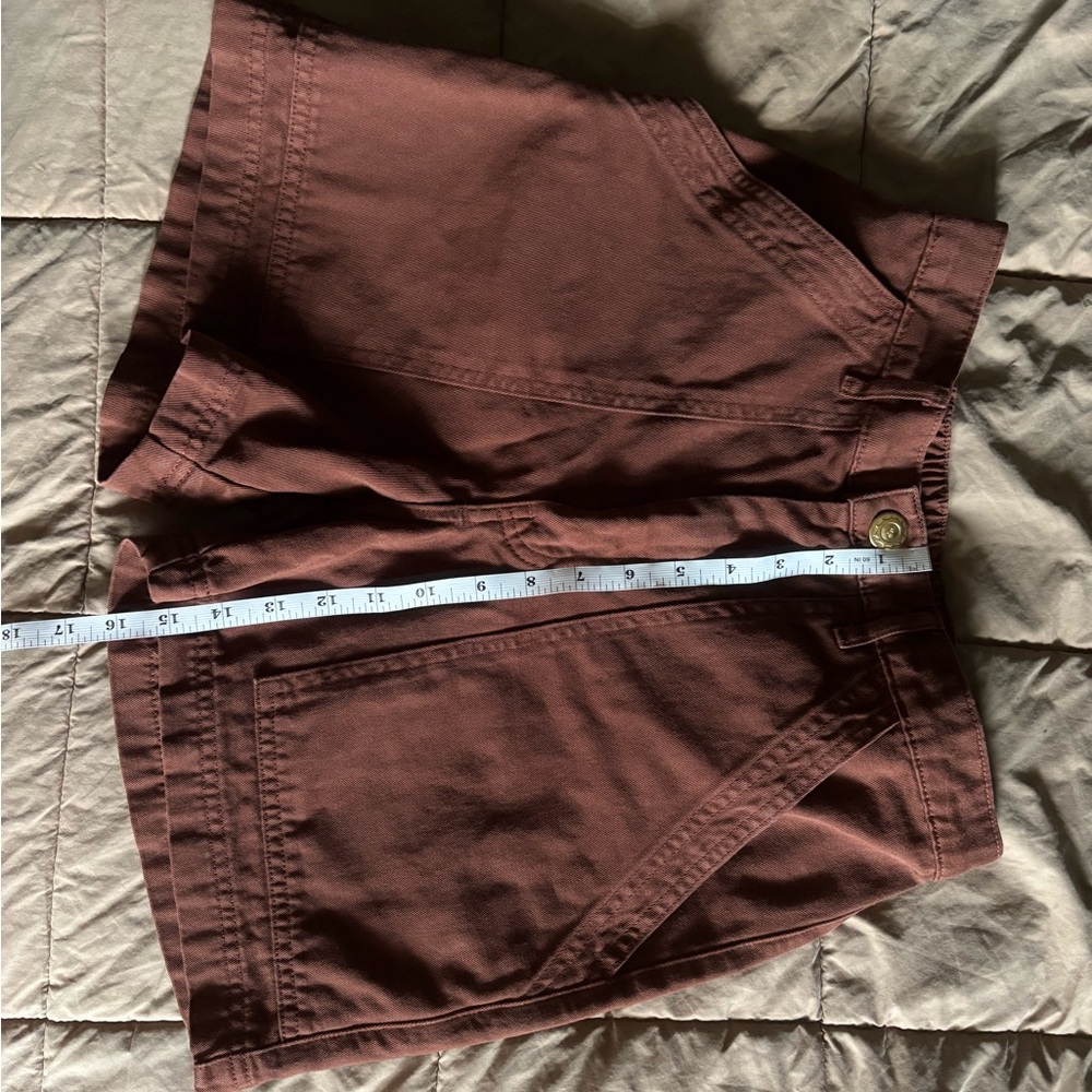 Big Bud Press Brown Women Work Pant Cargo Shorts - Picture 3 of 7
